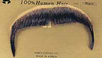 100% Human Hair Zapata Character Moustache 