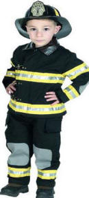 Child Fire Fighter Suit Costume