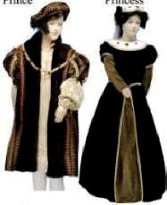 16th Century Prince Costume Child 16th Century Princess Costume