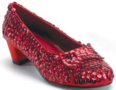 Red Sequin Wizard of Oz Dorthy Shoe