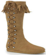 Renaissance, Medieval or Native American Indian Side Lace Boot 