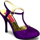 Flapper Shoes Bordello Shoe Violette