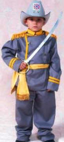Child Civil War Confederate Officer General Robert E. Lee Costume