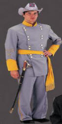 Civil War Confederate Officer General Robert E. Lee Costume