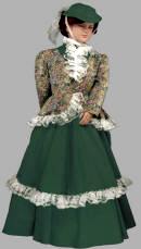 Child Colonial Costume Prairie Dress Costume 