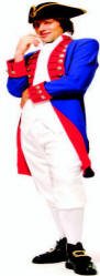 Colonial Man Costume Soldier George Washington