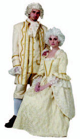 Colonial  Man Costume, Amadeus Costume, Louis 16th, Marie Antoinette Costume 
