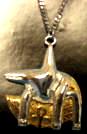 Egyptian Anubis/Dog Necklace