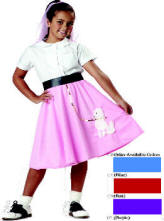 1950'S Child Poodle Skirt Costume