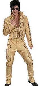 Elvis Costume Gold Lame (Bye Bye Birdie) Viva Las Vegas Costume