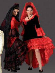 Spanish Senorita Costume Flamenco Dancer
