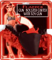 Lady Gangster or Flapper Holster, Gun & Garter Set