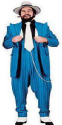 Zoot Suit Costume Gangster Costume Zoot Suit
