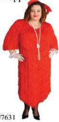 Flapper Costume Plus 1920's Plus size Dress