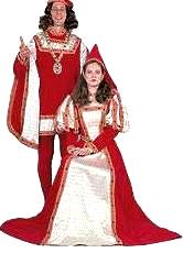 Medieval Jeweled Queen Costume