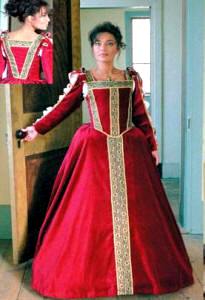 Toledo Gown Costume Medieval