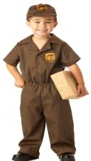 UPS Driver Costume Toddler