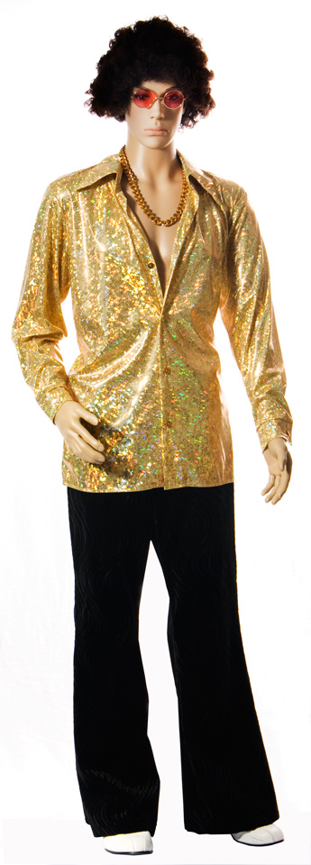 Disco Shirt with Bell Bottom Pants