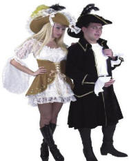 Lacey Suede Pirate Lady Costume