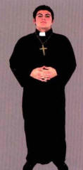 Padre or Priest Costume Plus Size