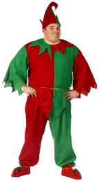 Plus Size Santa's Elf Costume - Plus Size