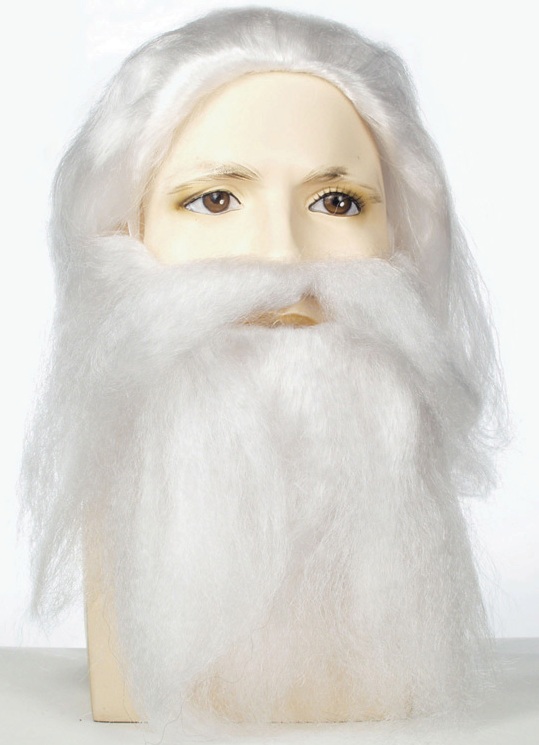 Bargain Father Christmas Wig and Set