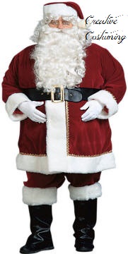 Dlx Velvet Santa Suit