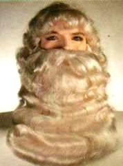 Santa Claus Wig & Beard Set Super Deluxe