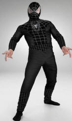 Black Suited Spiderman Costume