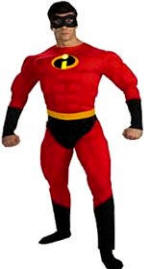 Mr. Incredible Deluxe Muscle Costume Adult