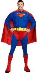 Superman™ Costume Superman Deluxe 3-D Muscle Chest Costume