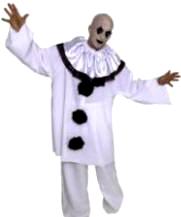 Pierot Clown Costume Pagliacci Harlequin Costume