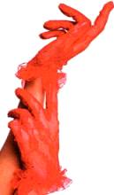 Lace Glove Red