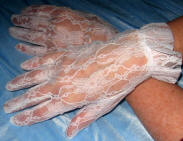 Lace Gloves-Nylon Wrist Length