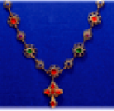 Chain of Office Necklace w/Jewel Stones