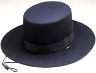 Zorro Hat Spanish Gaucho Hat Wool Felt