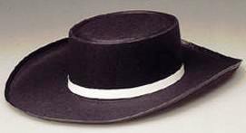 Zorro Spanish Gaucho Hat Permafelt