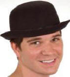 Black Derby Hat Deluxe Felt