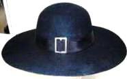 Quaker Hat - 100% Wool Felt 