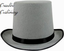 Lincoln Top Hat - 6" - Felt