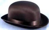 Derby Hat Silk Derby "Bowler" Hat Satin Derby Hat 