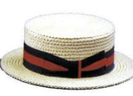Real Straw Skimmer Hat