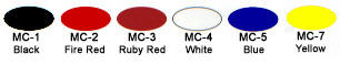 Ben Nye MagiColor Creme Pencils Color Chart