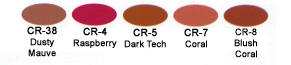 Ben Nye Creme Cheek Rouge Makeup Color Chart