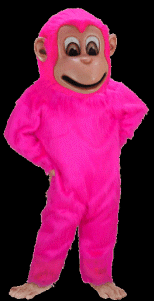 Pink Monkey Costume