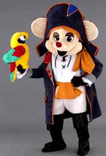 Pirate Mouse Mascot Costume
