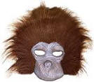 Plush Chimp Mask