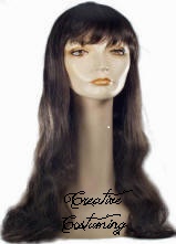 Extra Long Pageboy with Bangs Wig