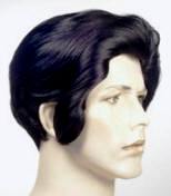 Elvis Wigs Pompadour with nice sideburns Deluxe