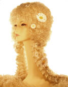 Flower Godiva Wig